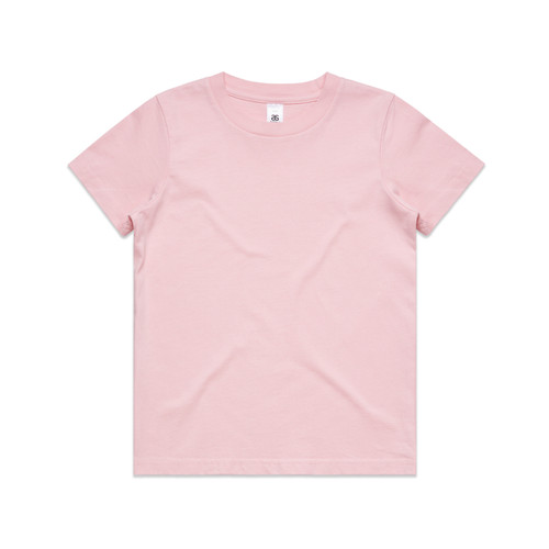 PINK kids-staple-tee-pink